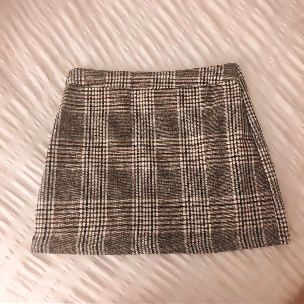 Plaid Mini Skirt
